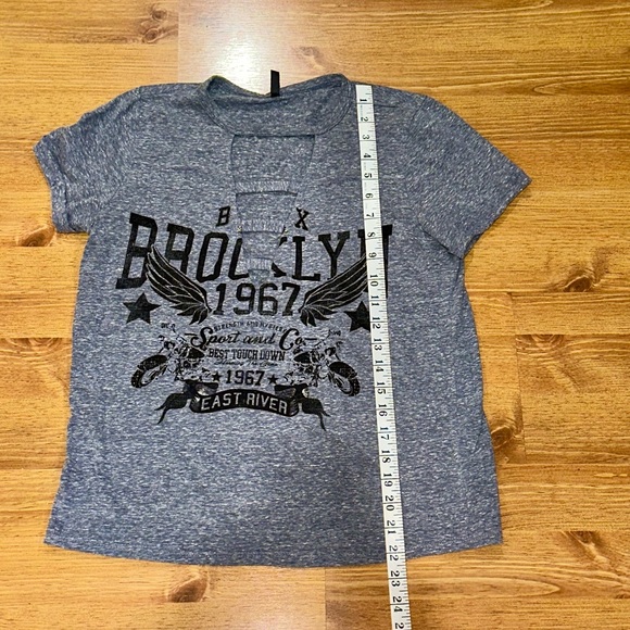 Brooklyn 1967 Vintage Style Gray Tee Shirt Small - Picture 3 of 4
